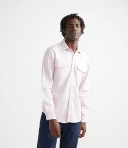 Camisa Comfort em Viscolinho Manga Longa