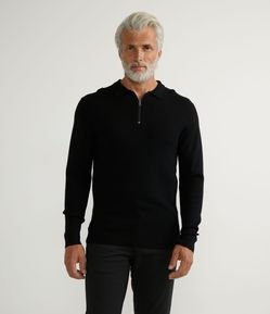 Blusão Comfort em Viscose com Zíper na Gola