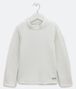 Blusão Infantil em Fleece com Golinha Alta - Tam 5 a 16 anos