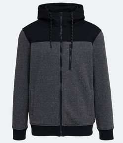 Blusão Esportivo com Capuz e Fechamento por Zìper