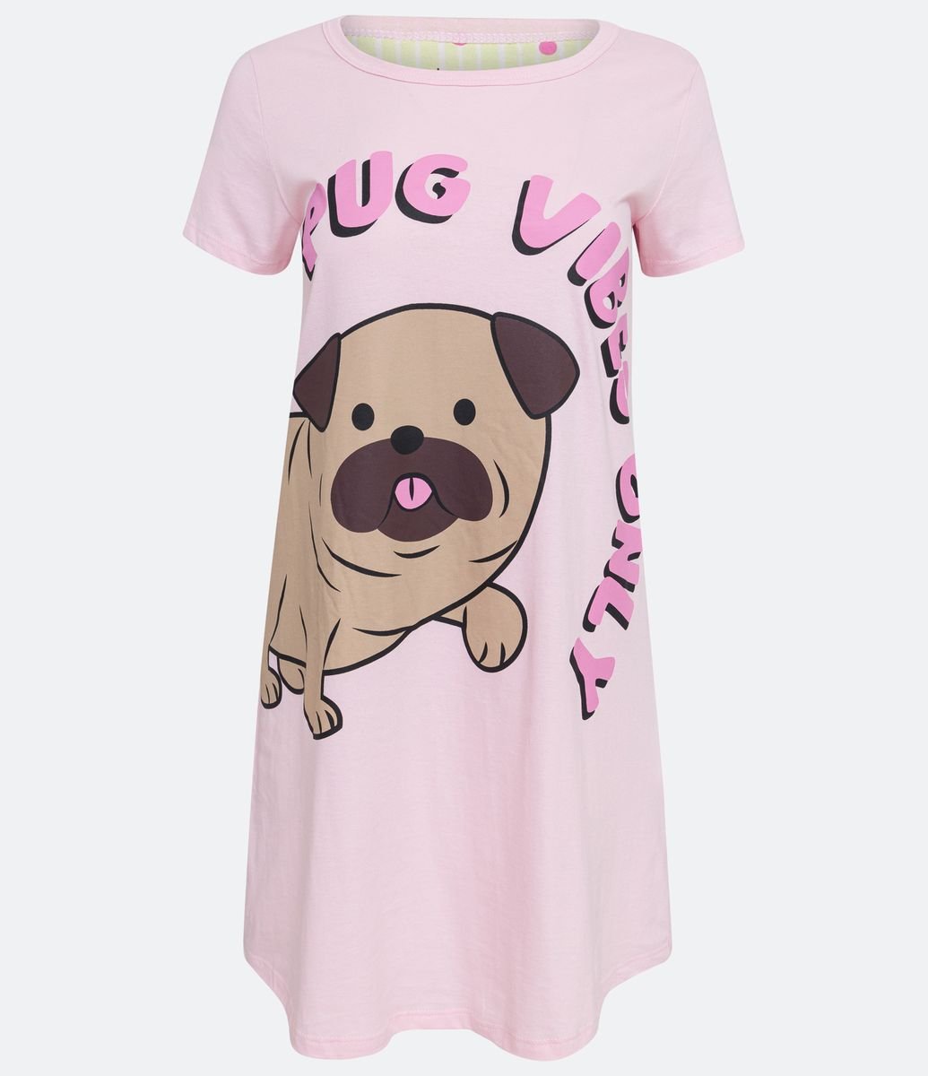 Camiseta Pug Donut Tumblr Rosquinha Fofo Kawaii Camisa Blusa em Promoção na  Americanas