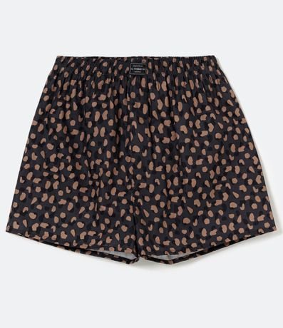 Cueca Samba Canção Animal Print Onça Menor preço em Cueca Samba Canção Animal Print Onça