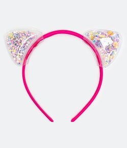 Tiara Infantil com Orelhinhas de Gatinha - Tam Ú