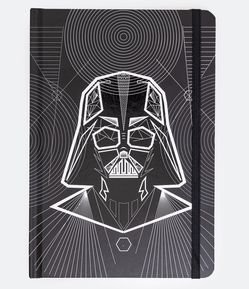 Cuaderno Papel con Estampado Star Wars Darth Vader y Cierre por Elástico