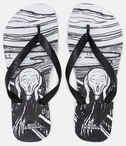 Chinelo de Dedo Estampa O Grito Viko