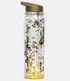 Imagem miniatura do produto Botella de Plástico con Pajita y Detalle de Purpurina Capacidad  700ml Dorado 1