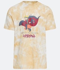 Camiseta Manga Curta com Estampa Naruto