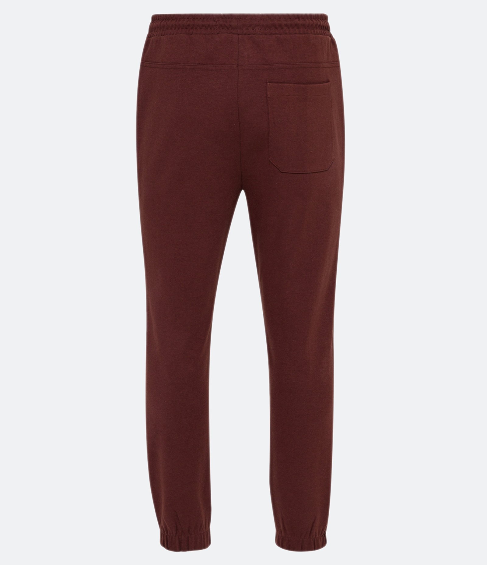 Calça Jogger em Moletom com Cós Elástico e Bolsos Vermelho 7