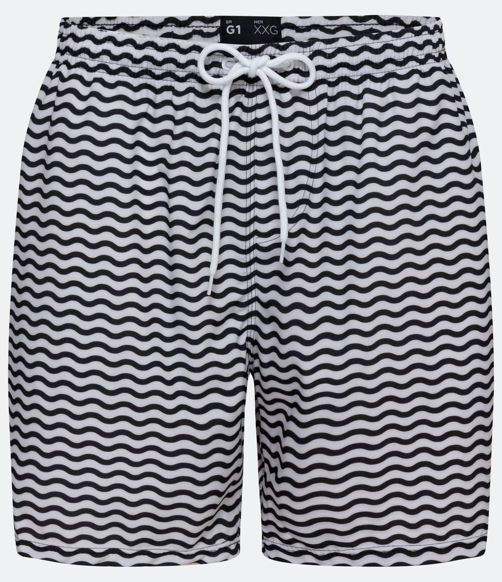 Bermuda de Banho com Estampa Ondular - Plus Size é boa?