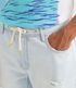 Imagem miniatura do produto Bermuda Slim en Jeans con Gastados Azul 4