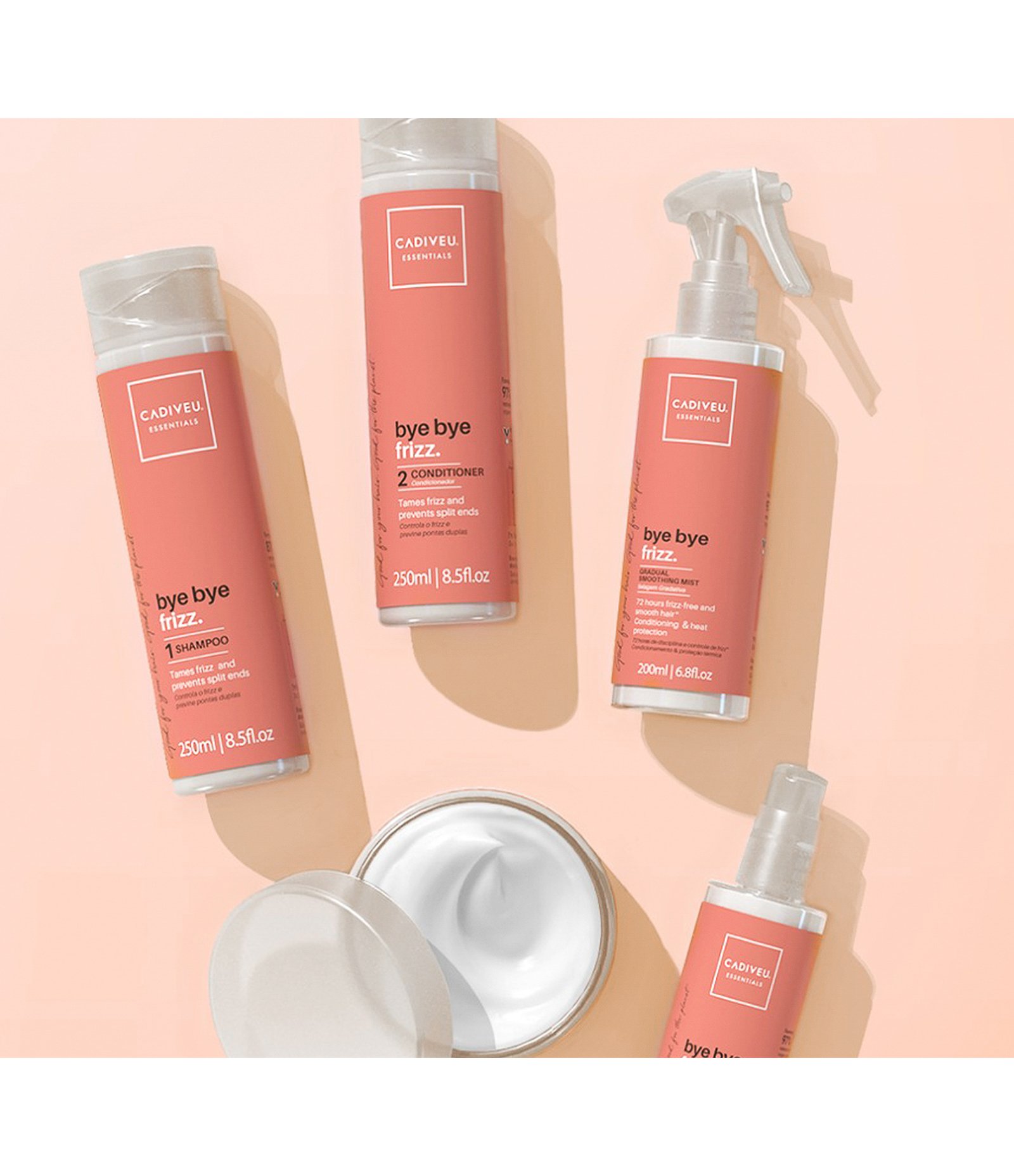 Shampoo Bye Bye Frizz Cadiveu 250ml 10
