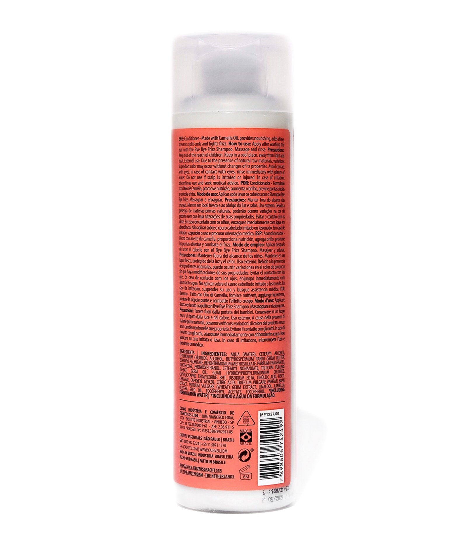 Condicionador Bye Bye Frizz Cadiveu 250ml 2