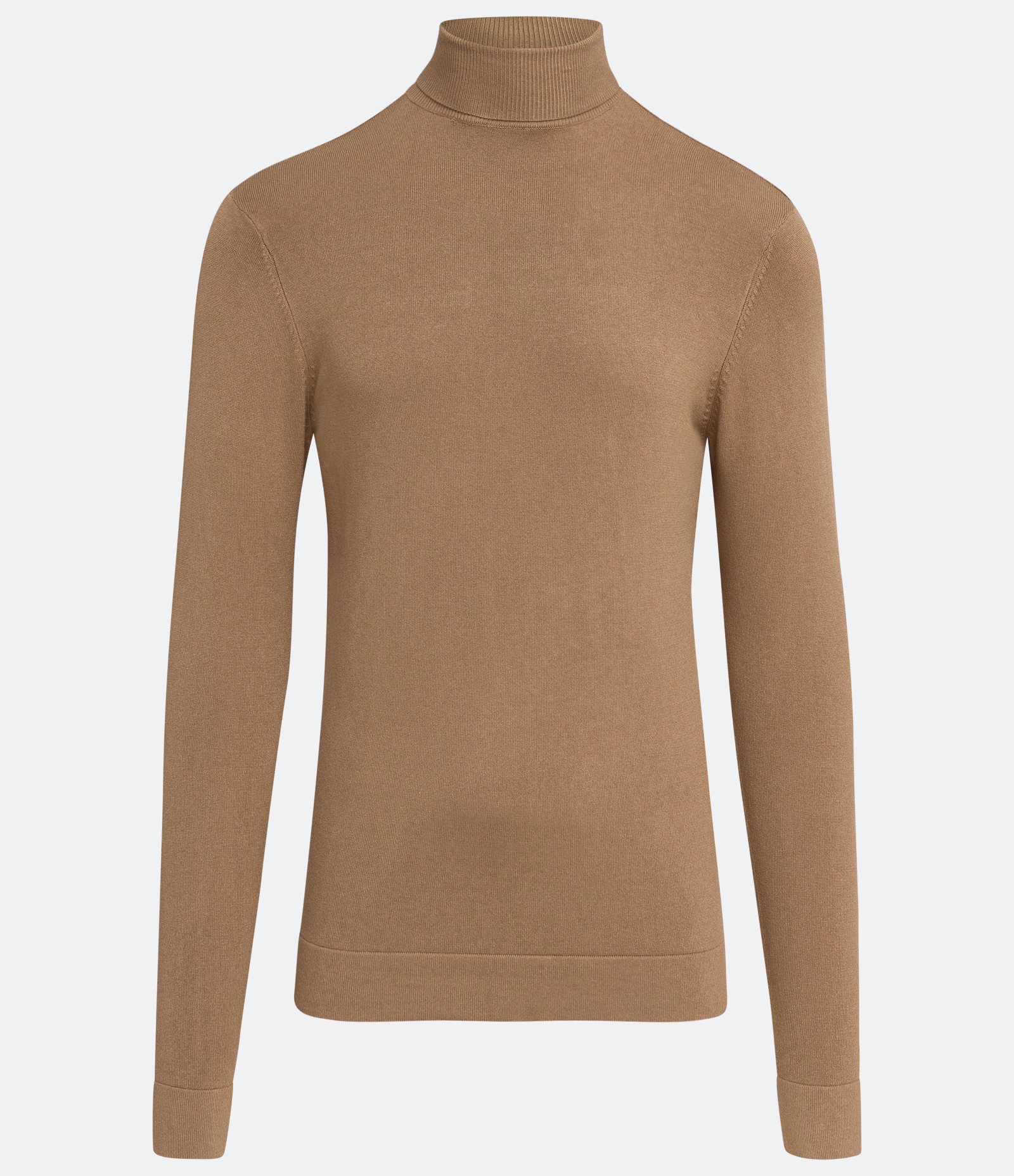 Suéter Slim em Tricô com Textura e Gola Alta 5