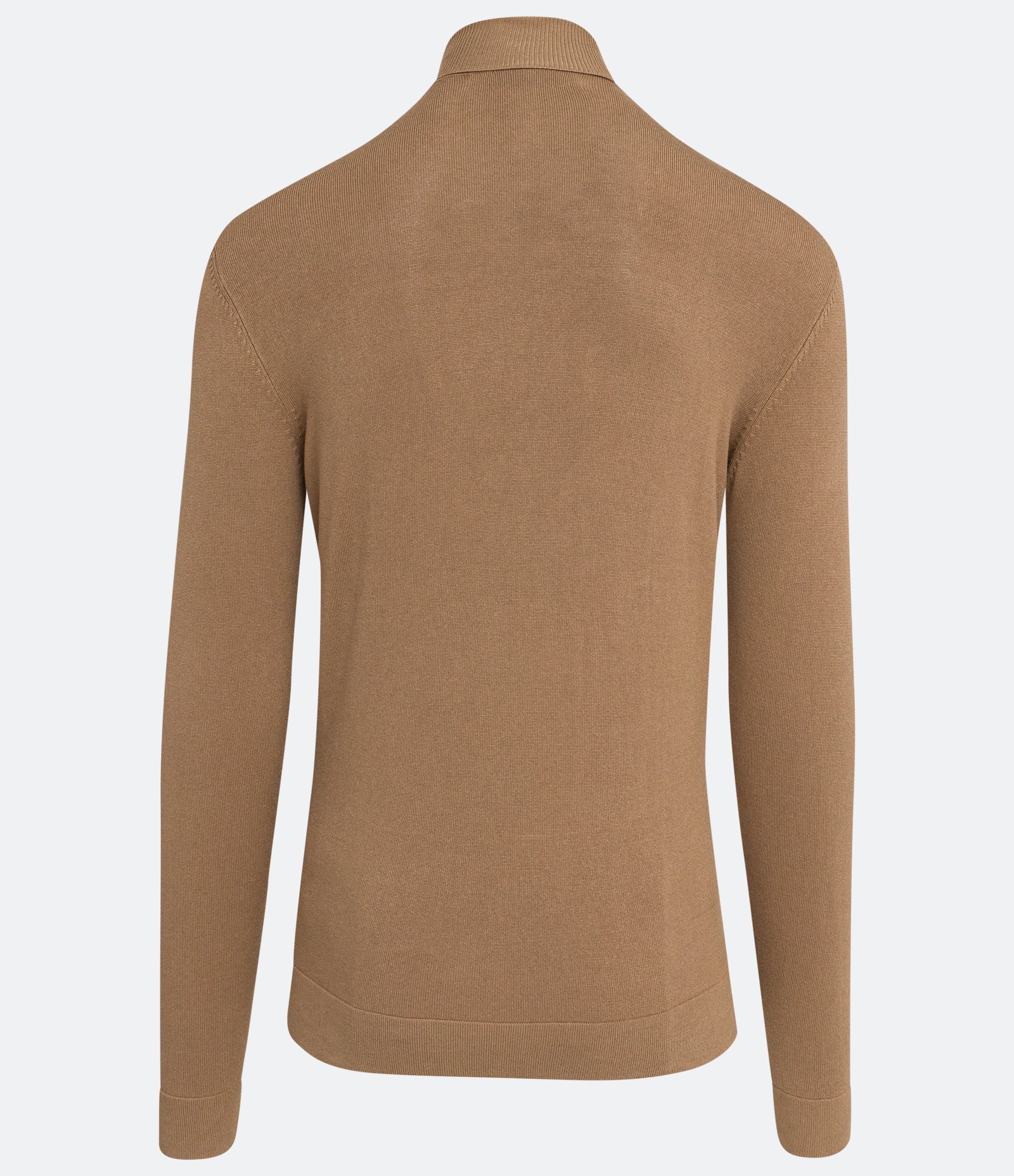 Suéter Slim em Tricô com Textura e Gola Alta 6