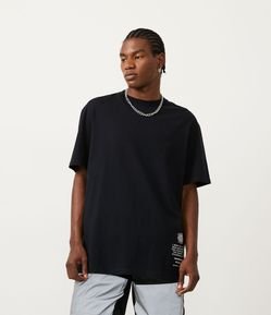 Camiseta Easyfit em Meia Malha Manga Curta com Lettering Discreto