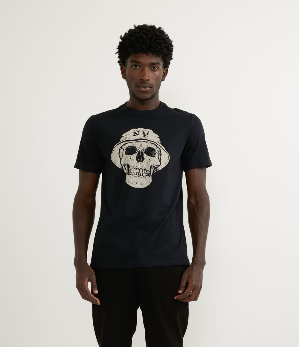 Camiseta Camo Classic Skull Tee - Berninis