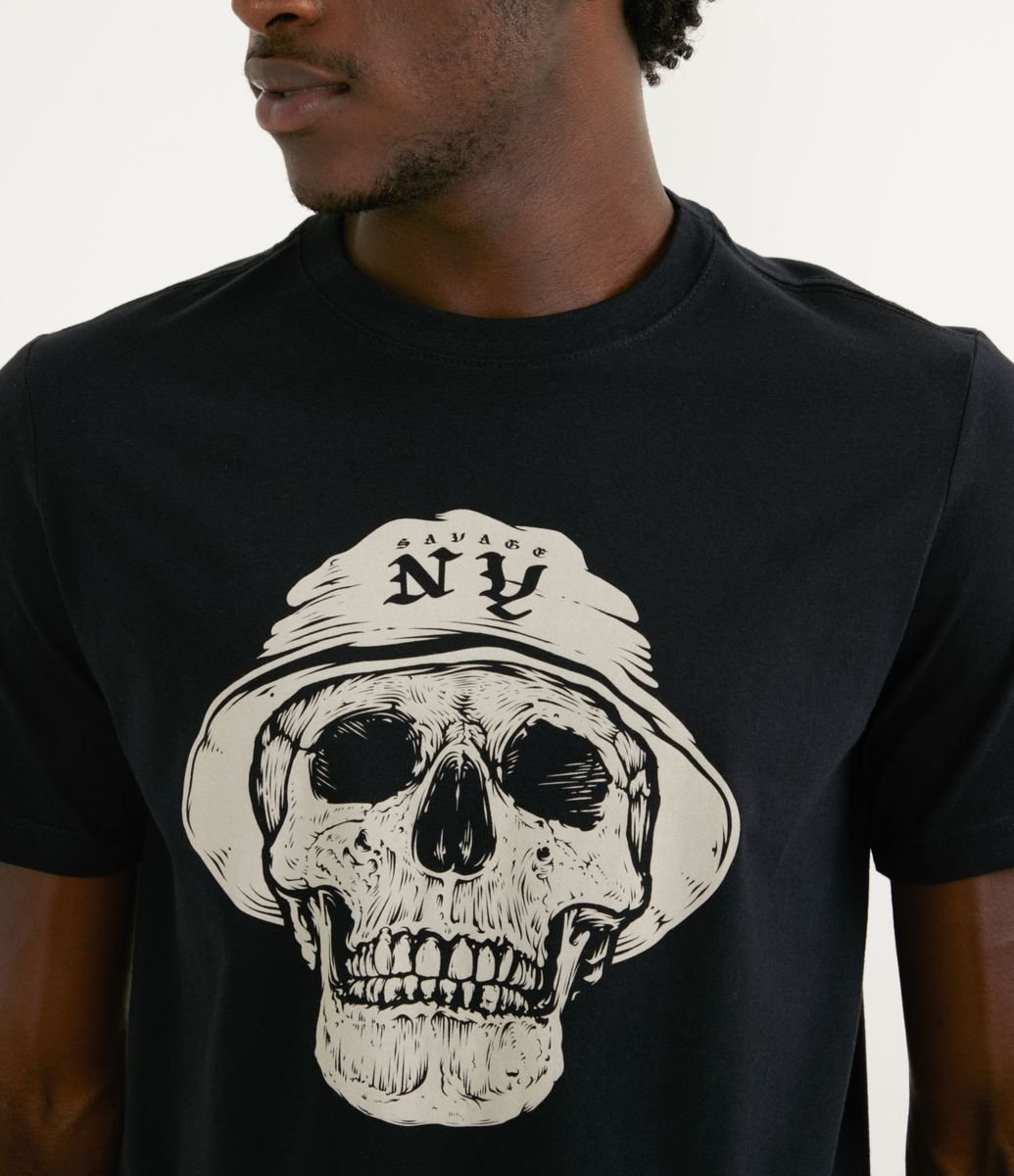 Camiseta Camo Classic Skull Tee - Berninis