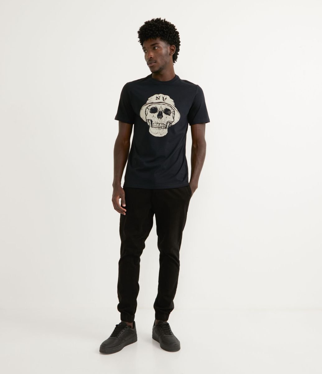 Camiseta Camo Classic Skull Tee - Berninis