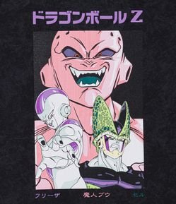 Camiseta Masculina Dragon Ball Majin Boo - Preto