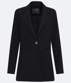 Blazer Alongado e Acinturado em Crepe