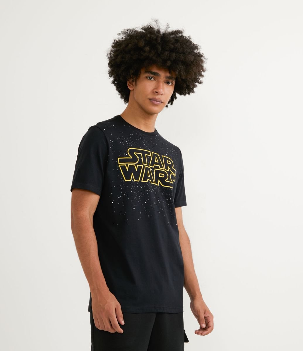 camiseta star wars masculina renner