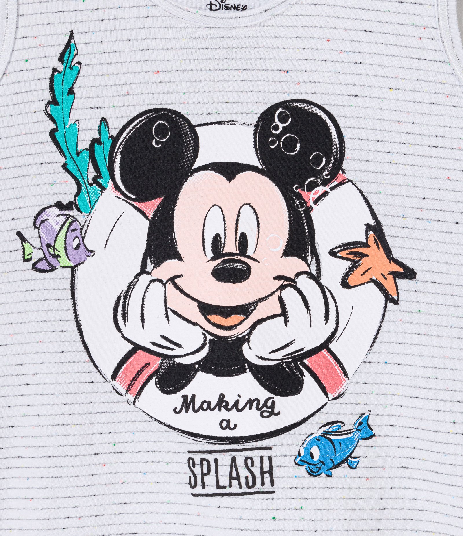 Regata Infantil com Estampa do Mickey - Tam 1 a 5 anos Branco 3