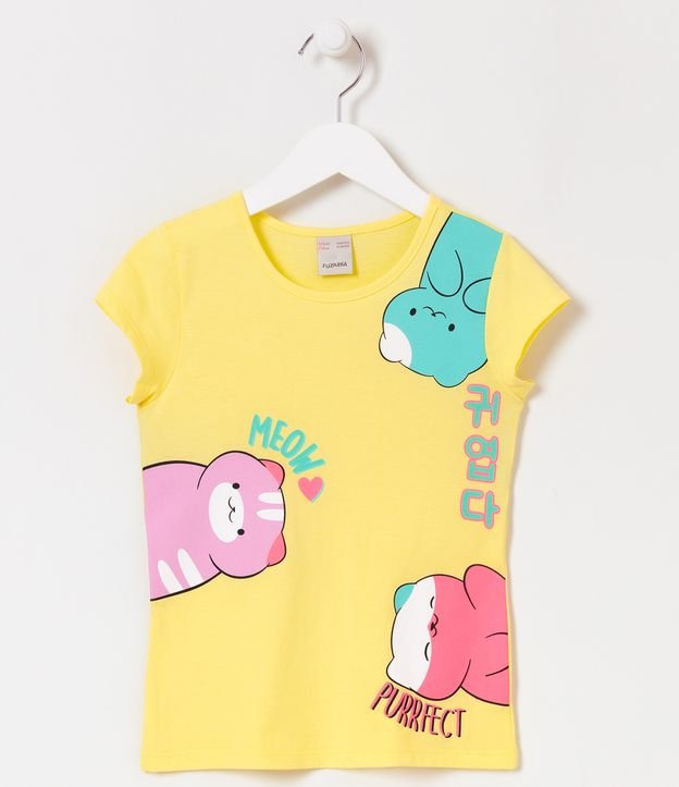 blusas com estampas de gatos
