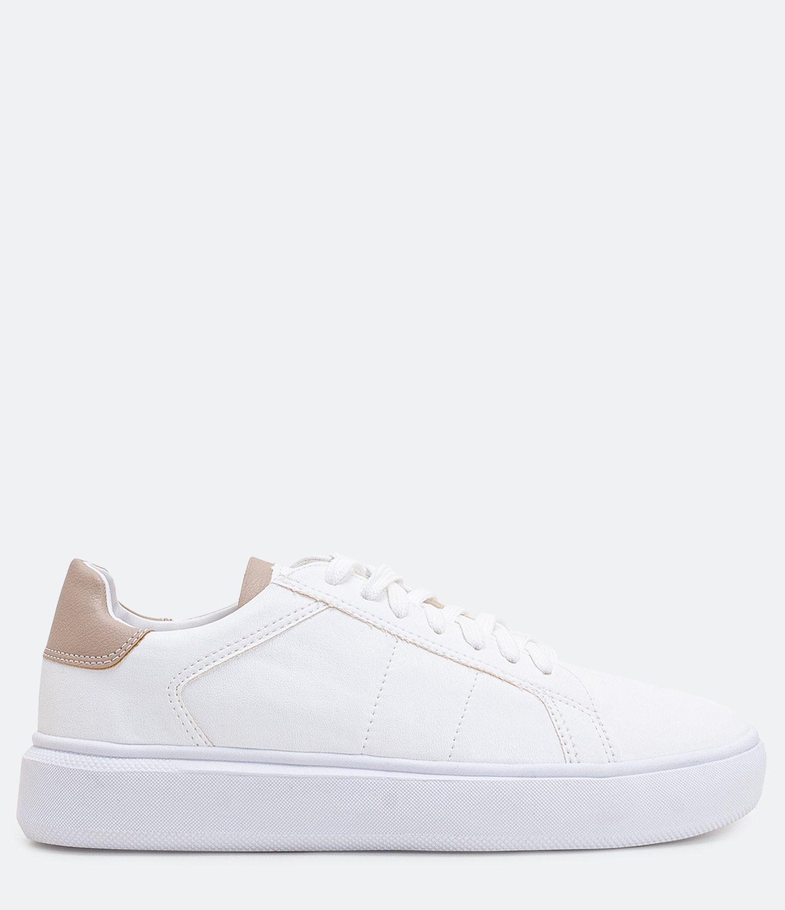 Tênis Cano Baixo com Recortes e Detalhes Contrastantes 5