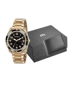 Kit Relógio Mondaine com Pulseira em Aço Prata e Caixa em Metal Prata 53768GPMVDE2KA