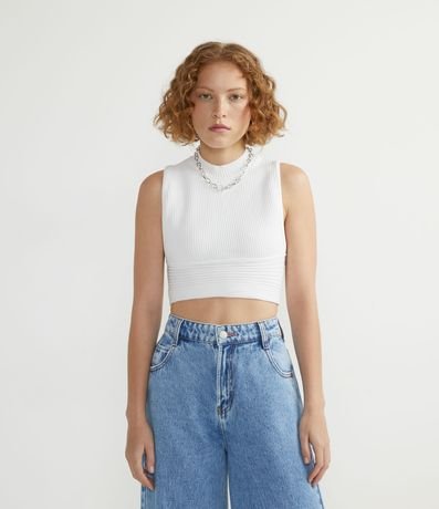 cropped zara gola alta