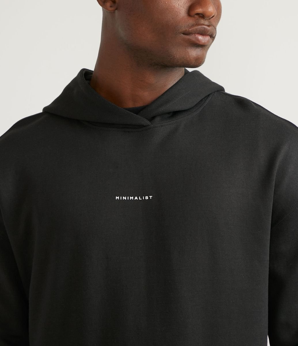 minimalist pullover moletom com capuz