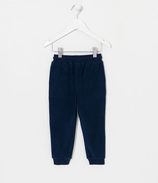 Pantalón Infantil en Fleece Básico - Talle 1 a 5 años Azul 2