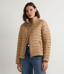 Jaqueta Bomber em Poliamida Ultra Leve