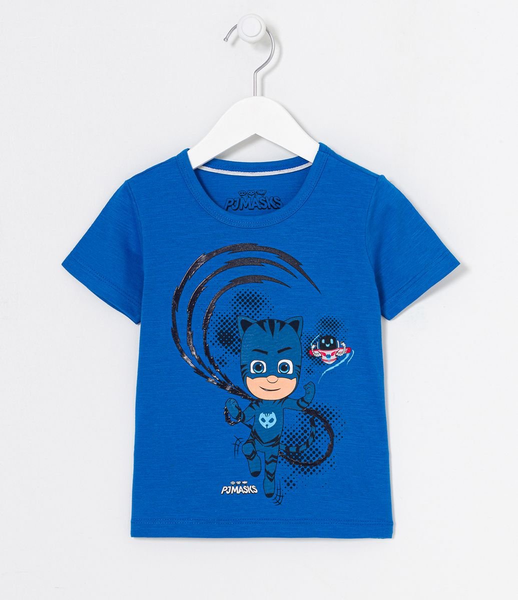 Camiseta Infantil com Estampa PJMasks - Tam 2 a 5 anos Menor preço em Camiseta Infantil com Estampa PJMasks - Tam 2 a 5 anos