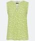 Imagem miniatura do produto Blusa Musculosa en Crepé Estampado con Escote V Verde 5