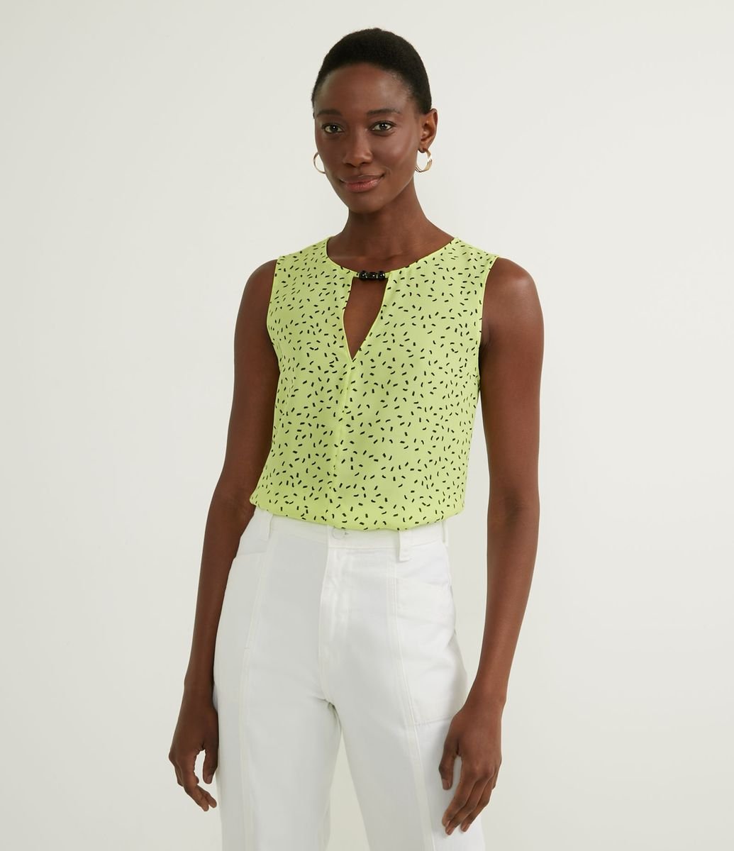 blusa sin escote