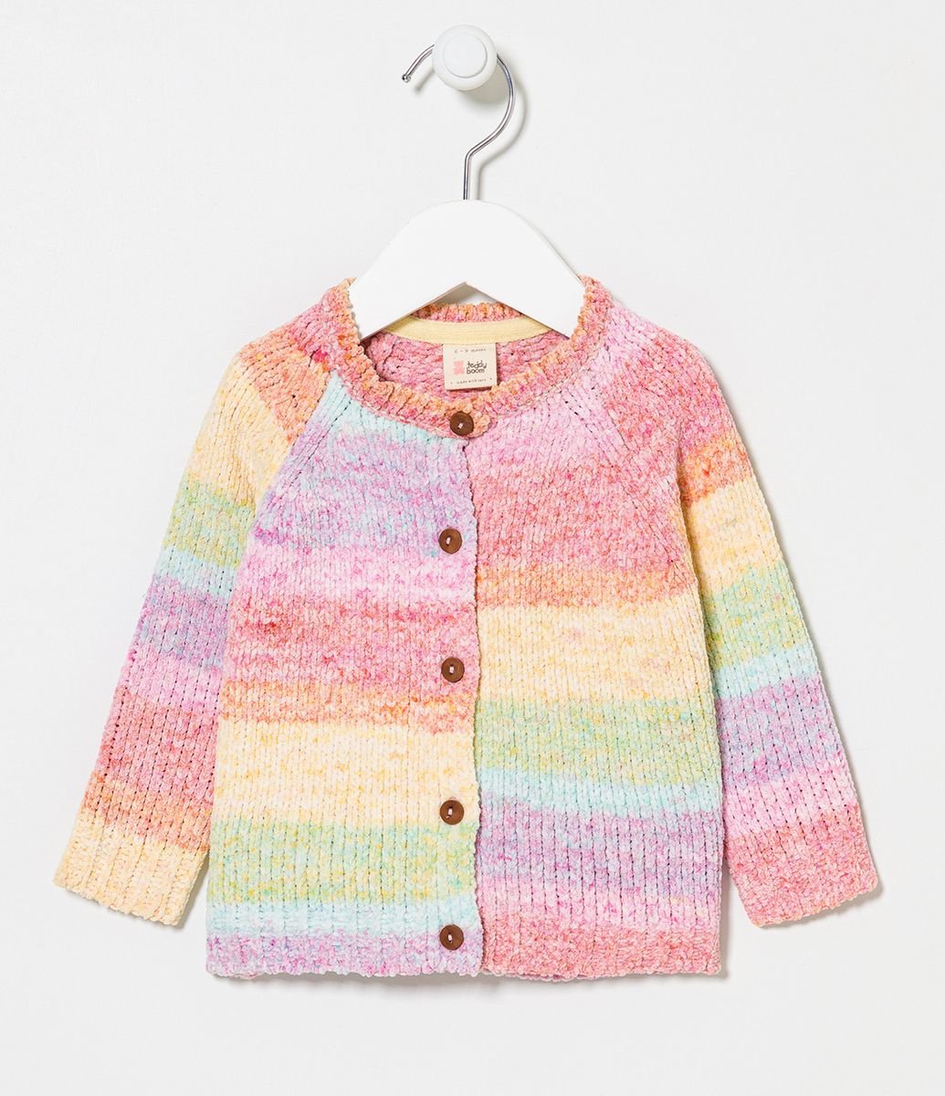 Cardigan Infantil em Chenille Colorido - Tam 0 a 18 meses é boa?