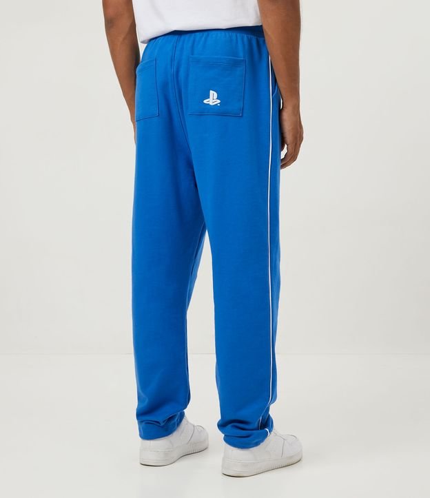 Pantalón Jogger en Algodón Estampado PlayStation Azul 3