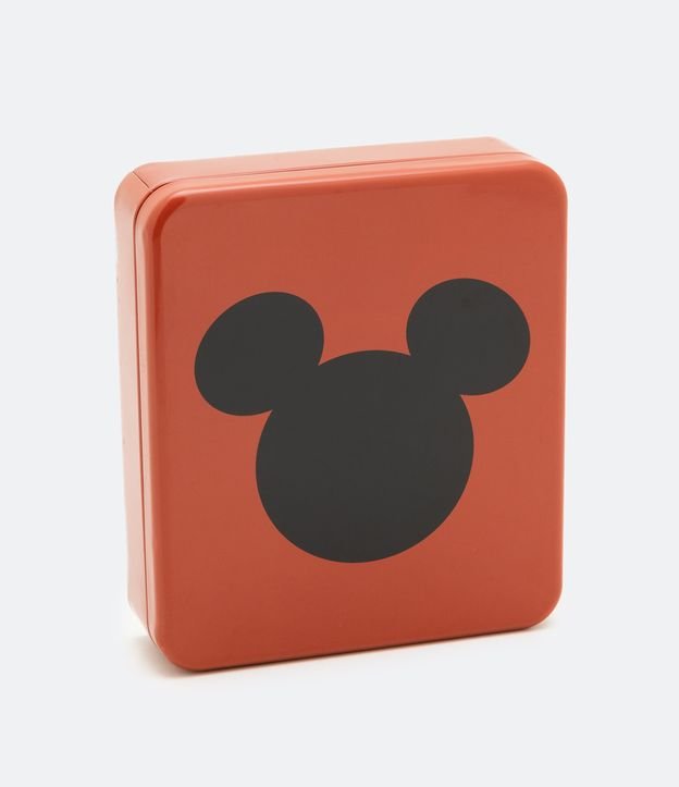 Billetera en Material Sintético con Estampado Mickey y Box de Metal Negro 2