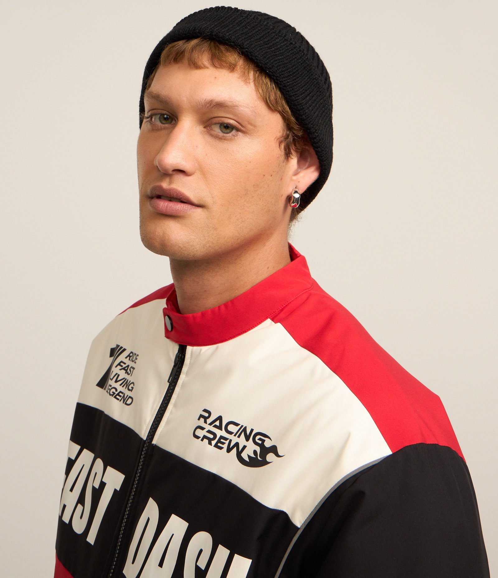 Touca Lenhador em Lã Acrílica com Dobra e sem Costura Preto 2