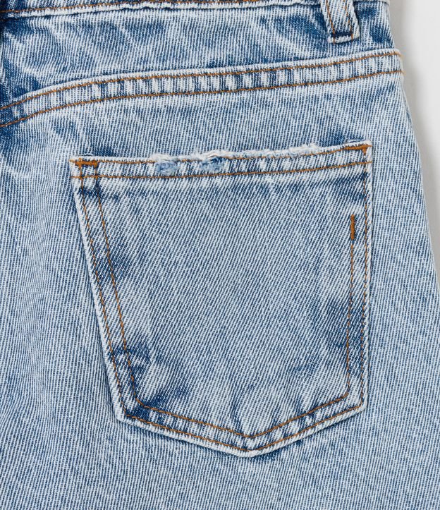 Bermuda Infantil en Jeans con Desgastess - Talle 5 a 14 años Azul 6