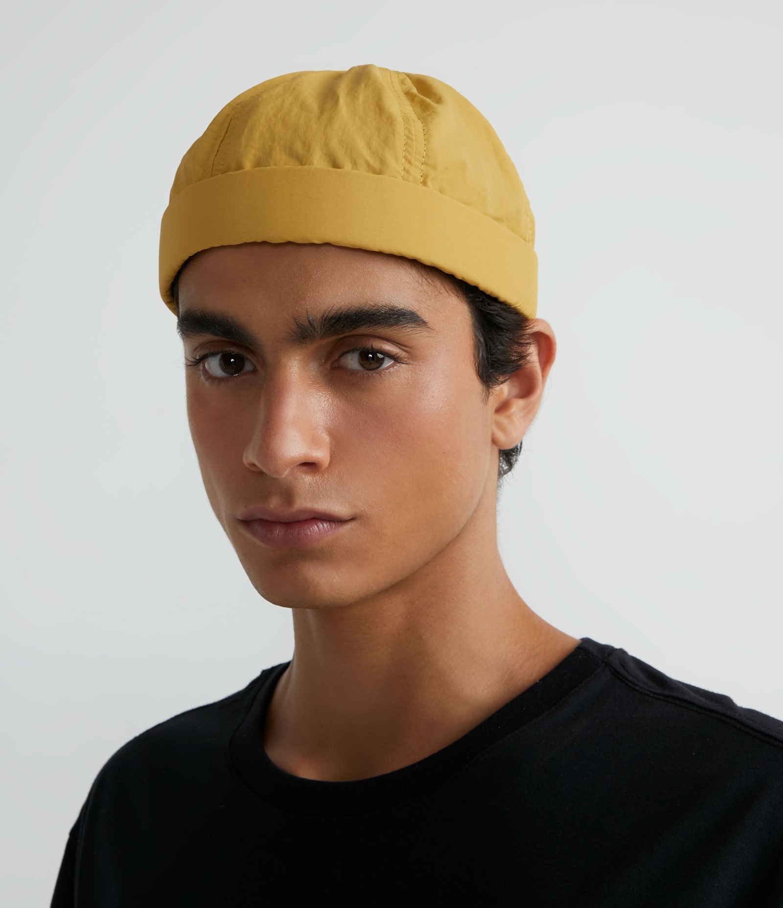 Boné Marinheiro sem Aba com Fecho Strapback Amarelo 3