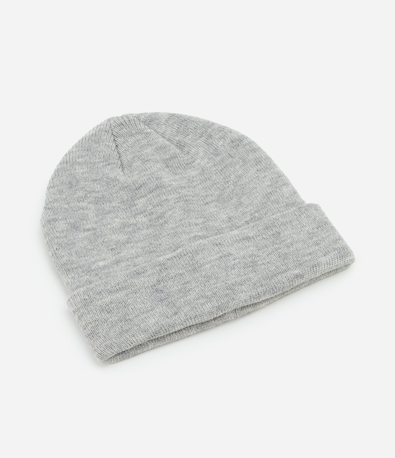 Touca Básica com Dobra Cinza Claro 2