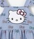 Imagem miniatura do produto Vestido Infantil con Estampado de la Hello Kitty - Tam 1 a 6 años Azul 3