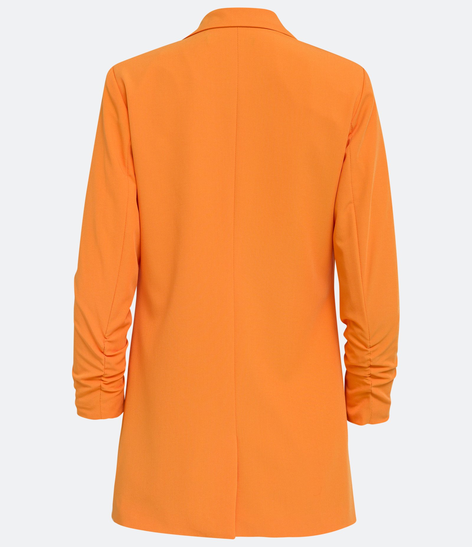 Blazer Alfaiataria Alongado em Crepe com Franzidos nos Punhos 7