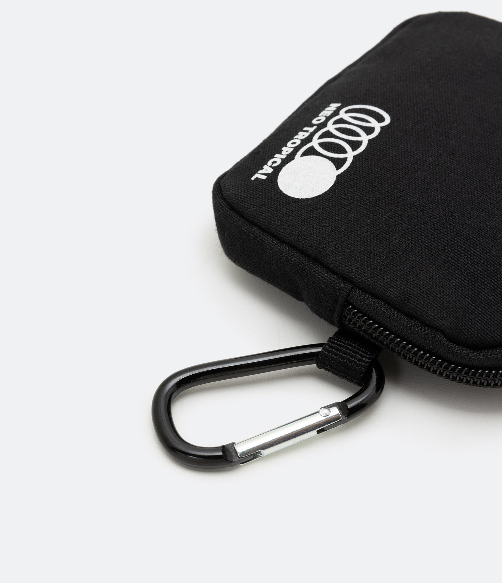 Carteira Mini Bag com Mosquetão Preto 4