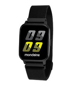 Relógio Mondaine Smartwatch com Pulseira em Aço Preta 16001M0MVNY1