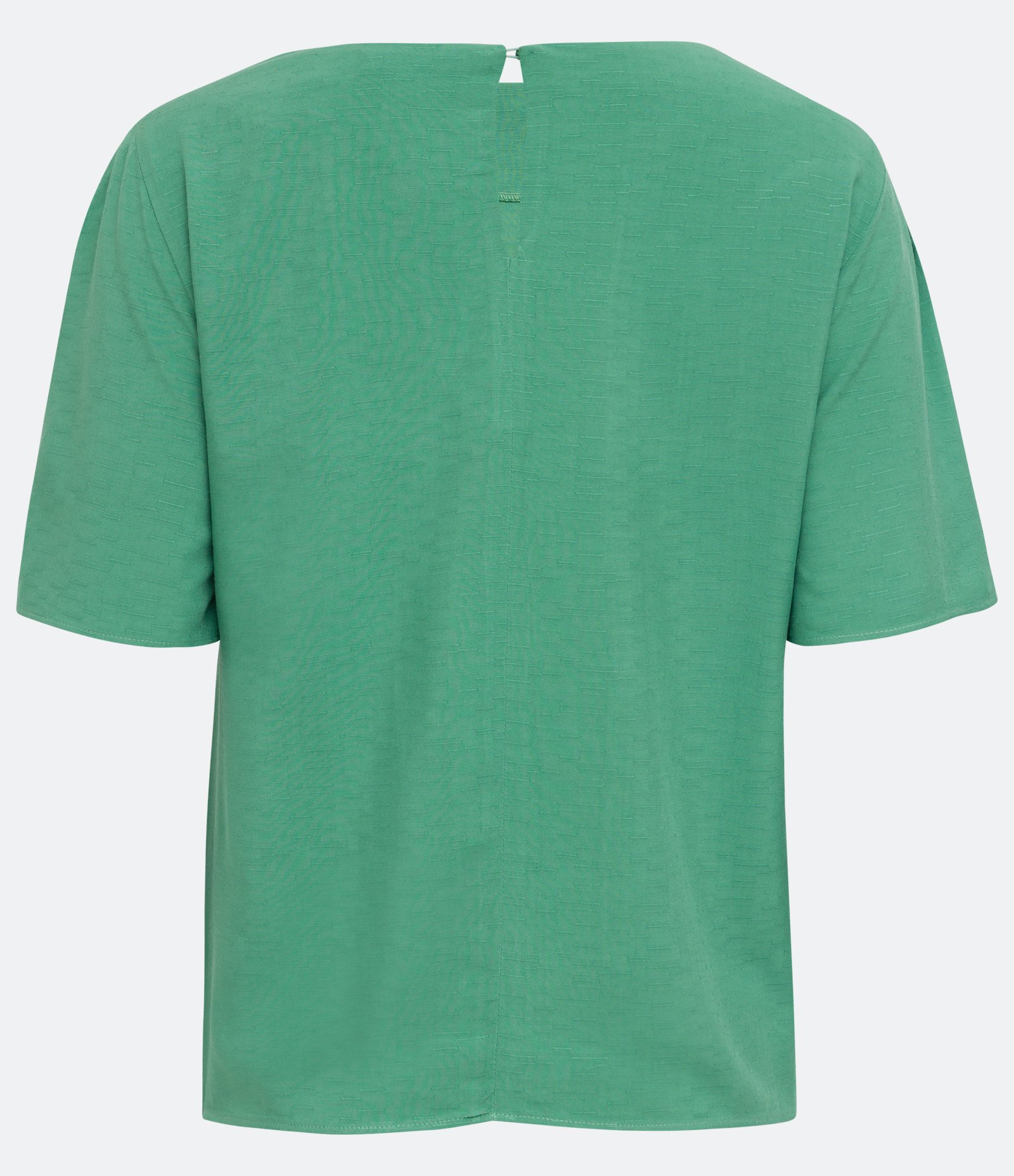 Blusa em Viscose com Gola Redonda e Manga Curta Verde 4