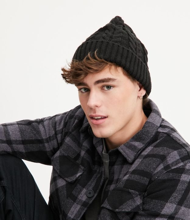 Gorro com Dobra Texturizado