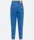 Imagem miniatura do produto Pantalón Mom Jeans con Cintura Alta y Recortes Variados Azul 6
